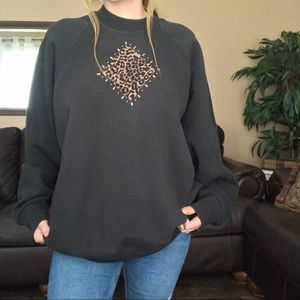 90’s Cheetah Diamond Crewneck